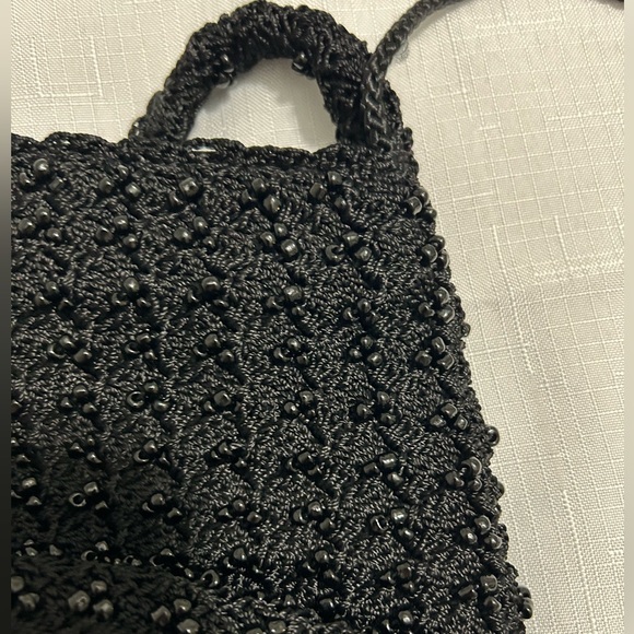 Black small beaded special occasion purse. Magnet close.Excellent used condition - Picture 4 of 5